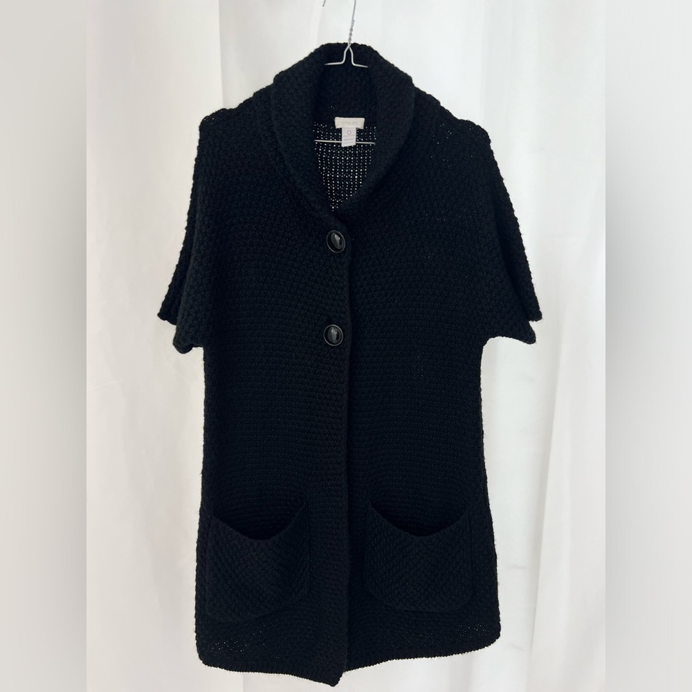 CHICOS classic 3/4 cardigan SWEATER